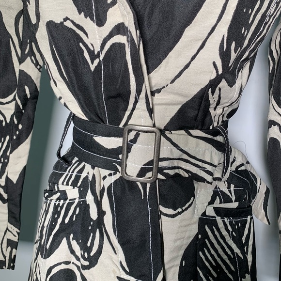 Desigual art heart printed coat size 36 Small - Picture 4 of 16